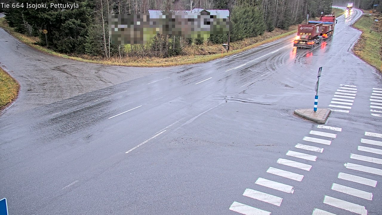 Weather Camera Image Väg 664 Storå Pettukylä, Isojoki, Etelä-Pohjanmaa