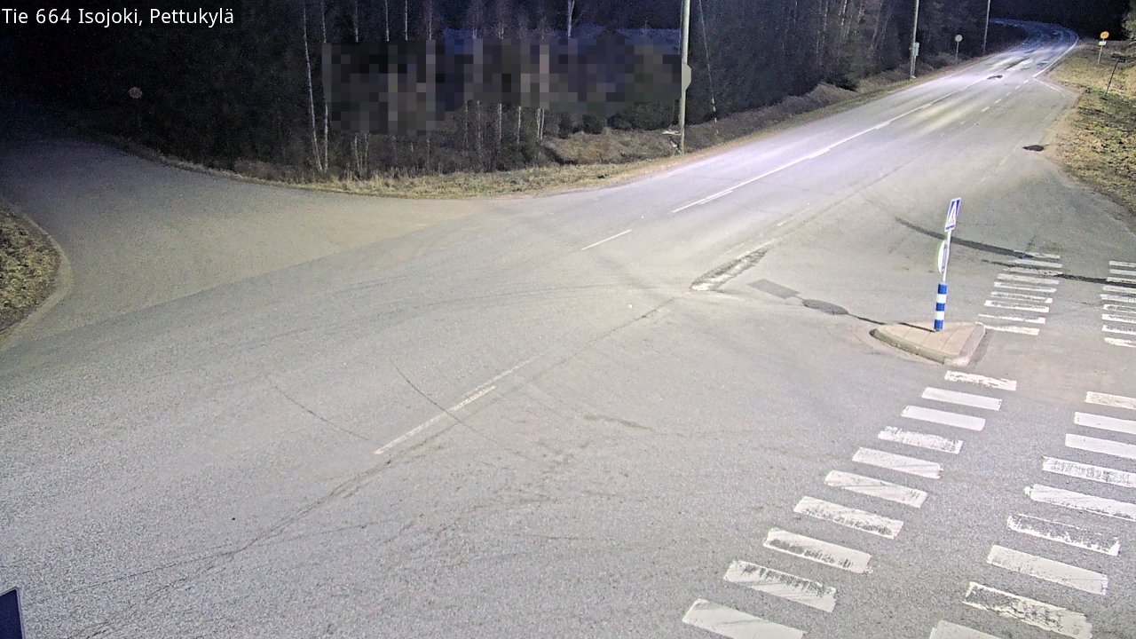 Weather Camera Image Väg 664 Storå Pettukylä, Isojoki, Etelä-Pohjanmaa