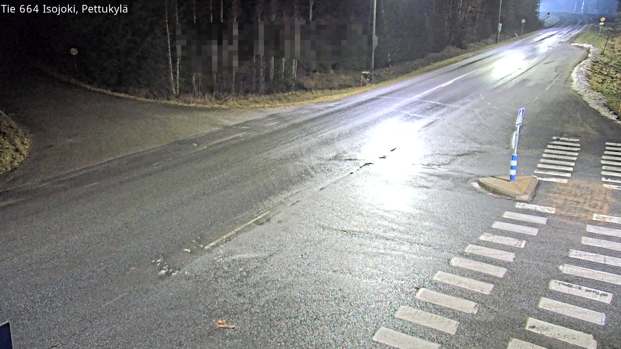 Weather Camera Image Road 664 Isojoki Pettukylä, Isojoki, Etelä-Pohjanmaa