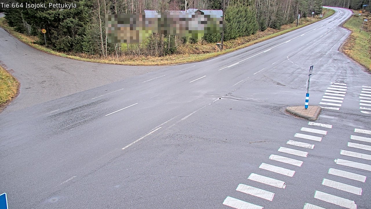 Weather Camera Image Väg 664 Storå Pettukylä, Isojoki, Etelä-Pohjanmaa