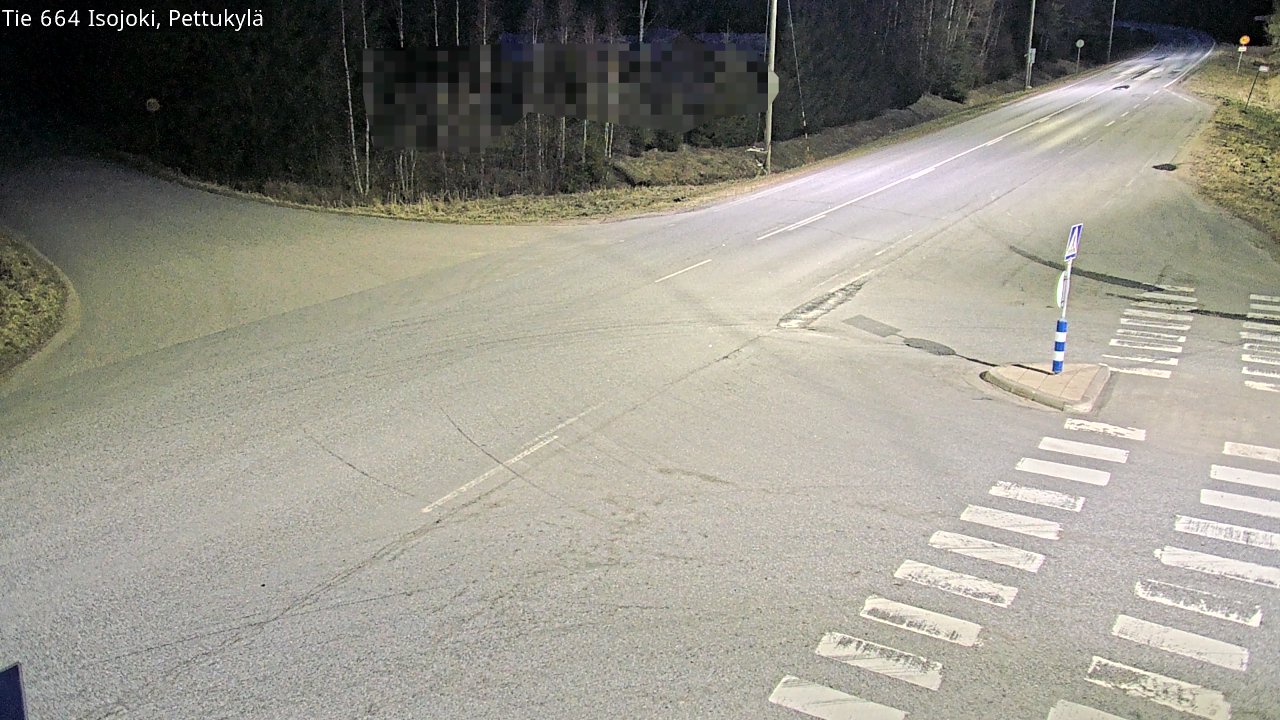 Weather Camera Image Väg 664 Storå Pettukylä, Isojoki, Etelä-Pohjanmaa
