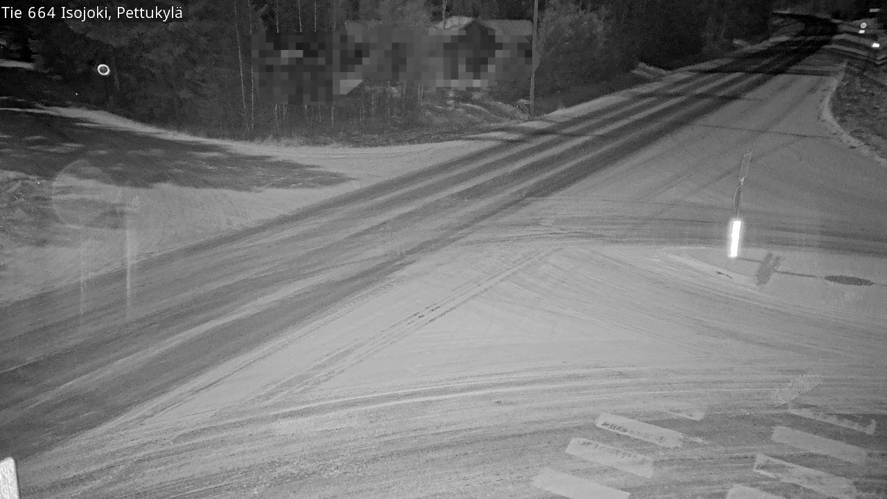 Weather Camera Image Väg 664 Storå Pettukylä, Isojoki, Etelä-Pohjanmaa