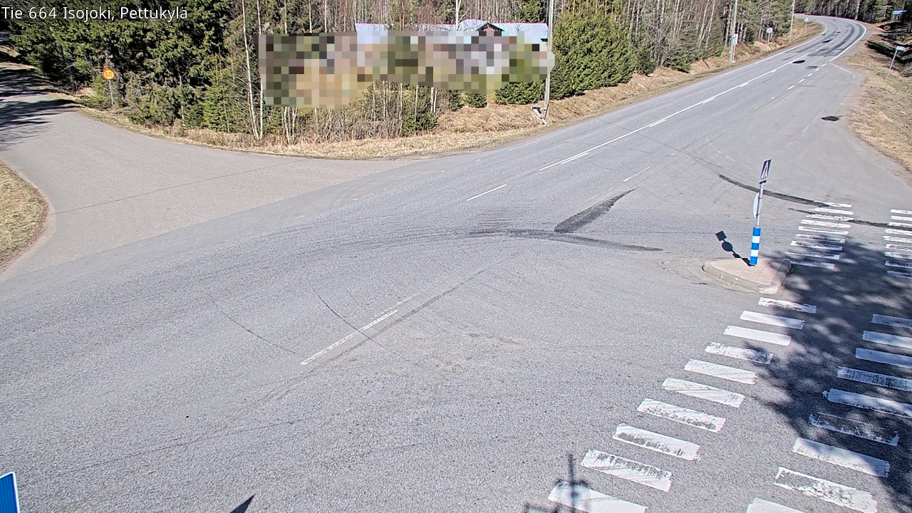 Weather Camera Image Väg 664 Storå Pettukylä, Isojoki, Etelä-Pohjanmaa