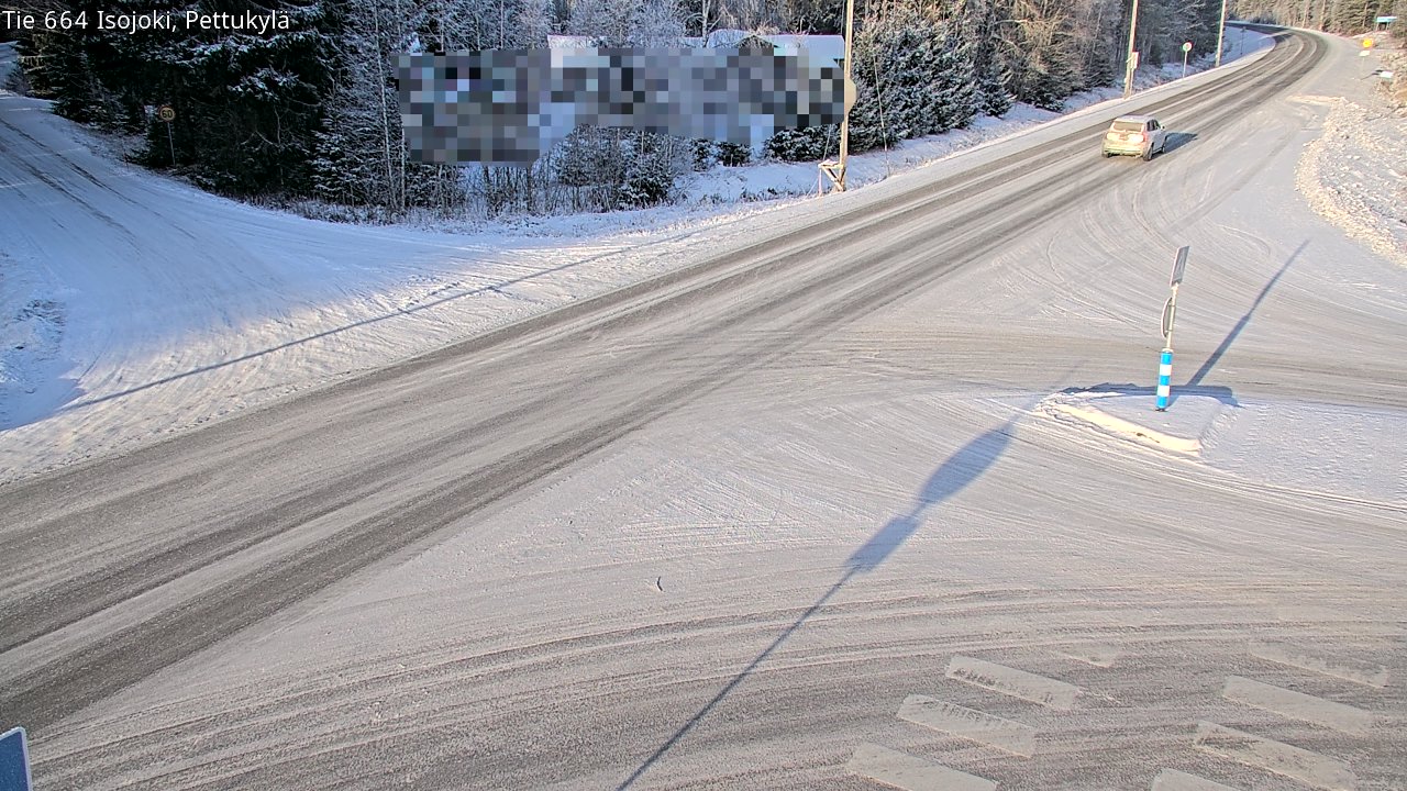 Weather Camera Image Road 664 Isojoki Pettukylä, Isojoki, Etelä-Pohjanmaa