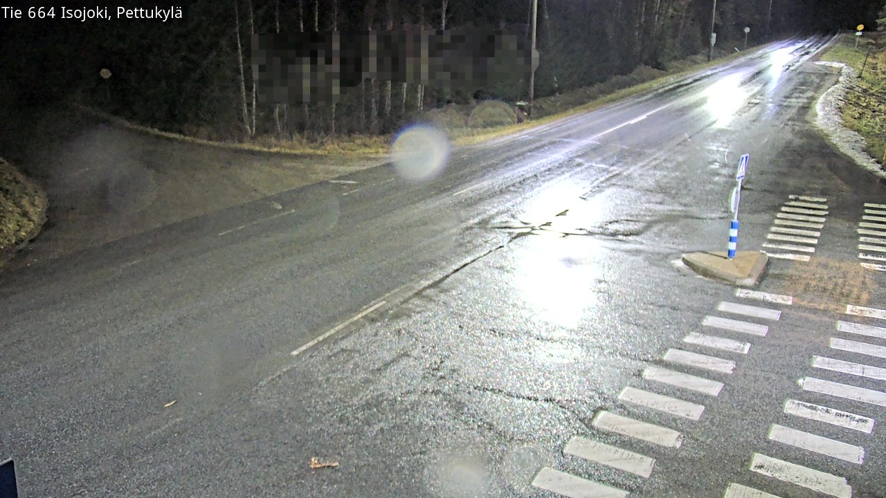 Weather Camera Image Road 664 Isojoki Pettukylä, Isojoki, Etelä-Pohjanmaa