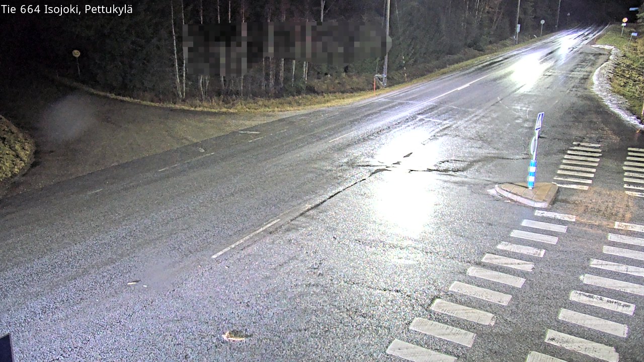 Weather Camera Image Road 664 Isojoki Pettukylä, Isojoki, Etelä-Pohjanmaa