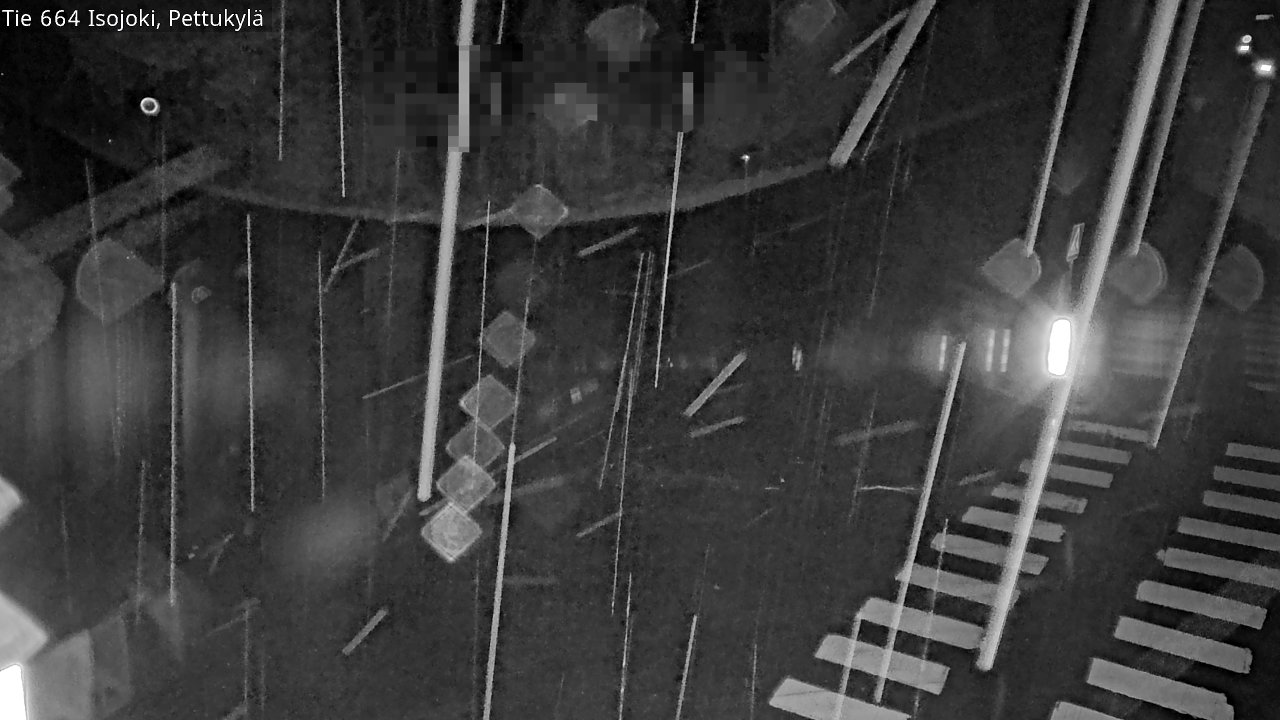 Weather Camera Image Väg 664 Storå Pettukylä, Isojoki, Etelä-Pohjanmaa
