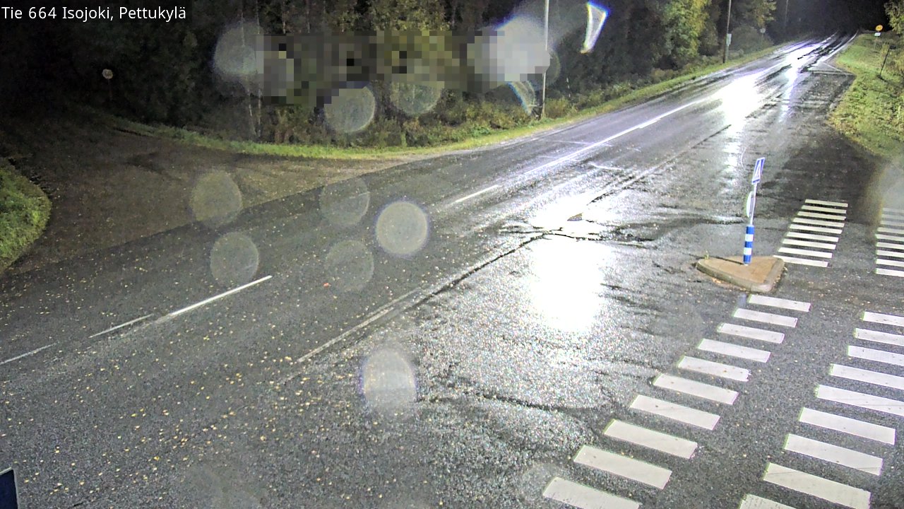 Weather Camera Image Road 664 Isojoki Pettukylä, Isojoki, Etelä-Pohjanmaa