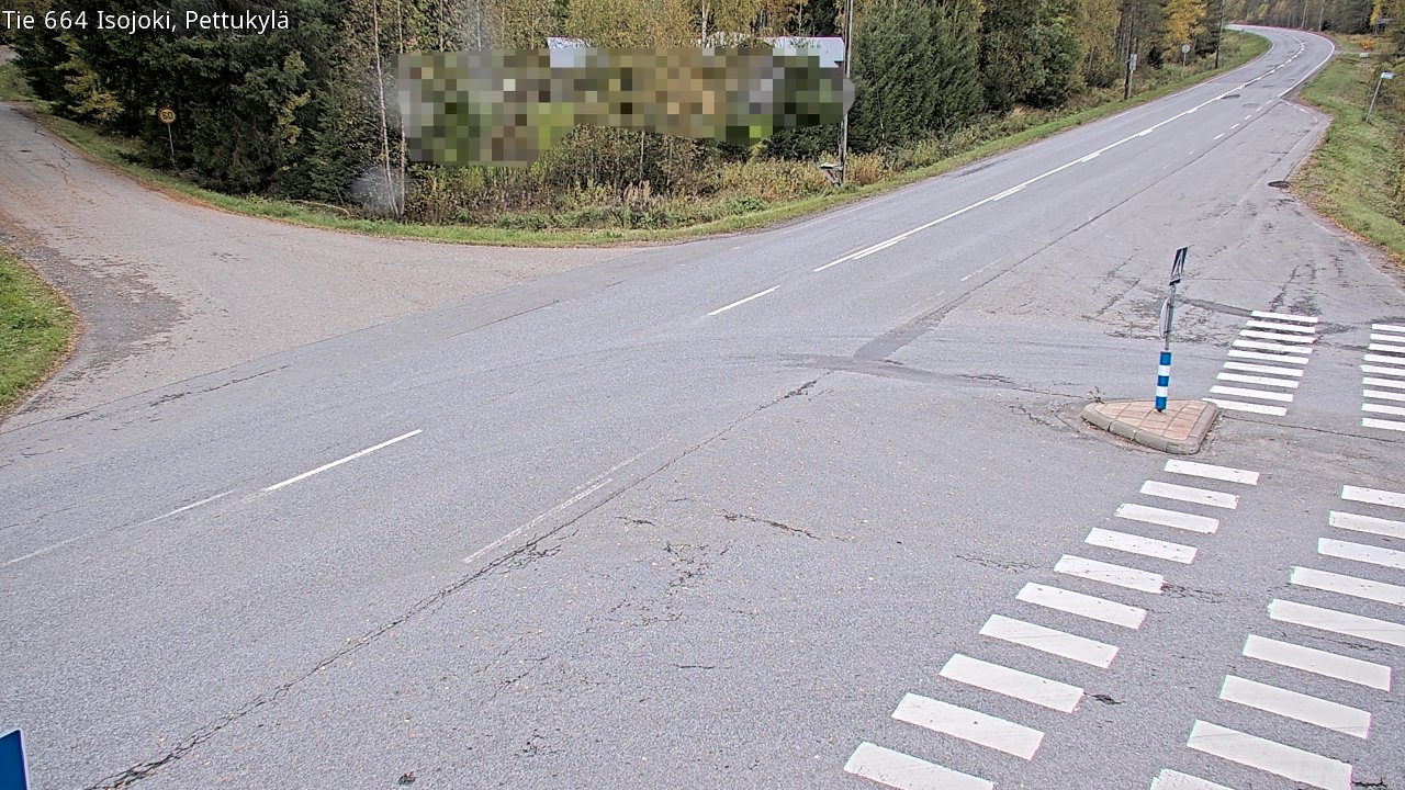 Weather Camera Image Road 664 Isojoki Pettukylä, Isojoki, Etelä-Pohjanmaa