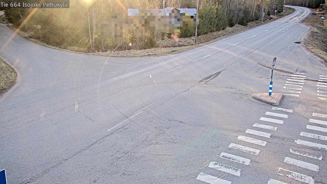 Weather Camera Image Väg 664 Storå Pettukylä, Isojoki, Etelä-Pohjanmaa