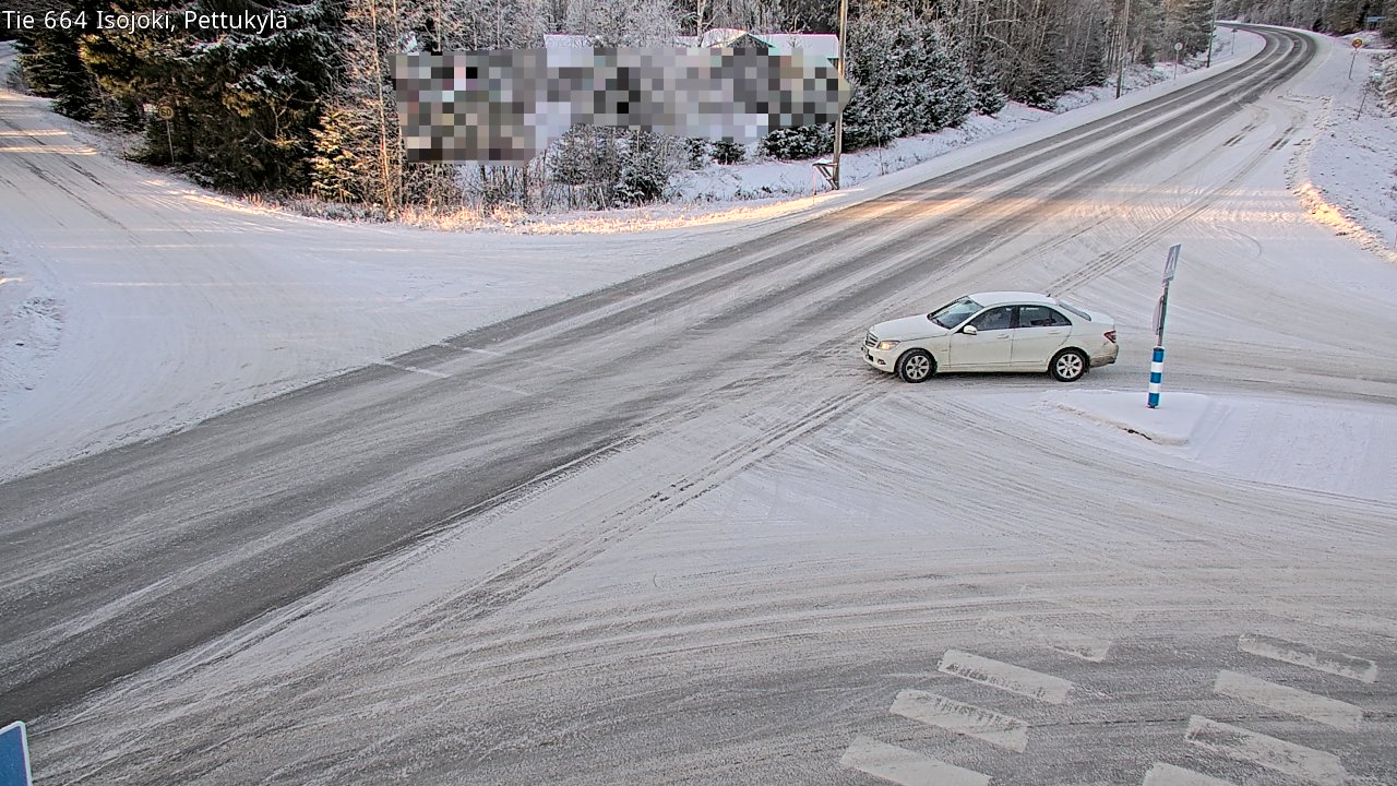 Weather Camera Image Road 664 Isojoki Pettukylä, Isojoki, Etelä-Pohjanmaa