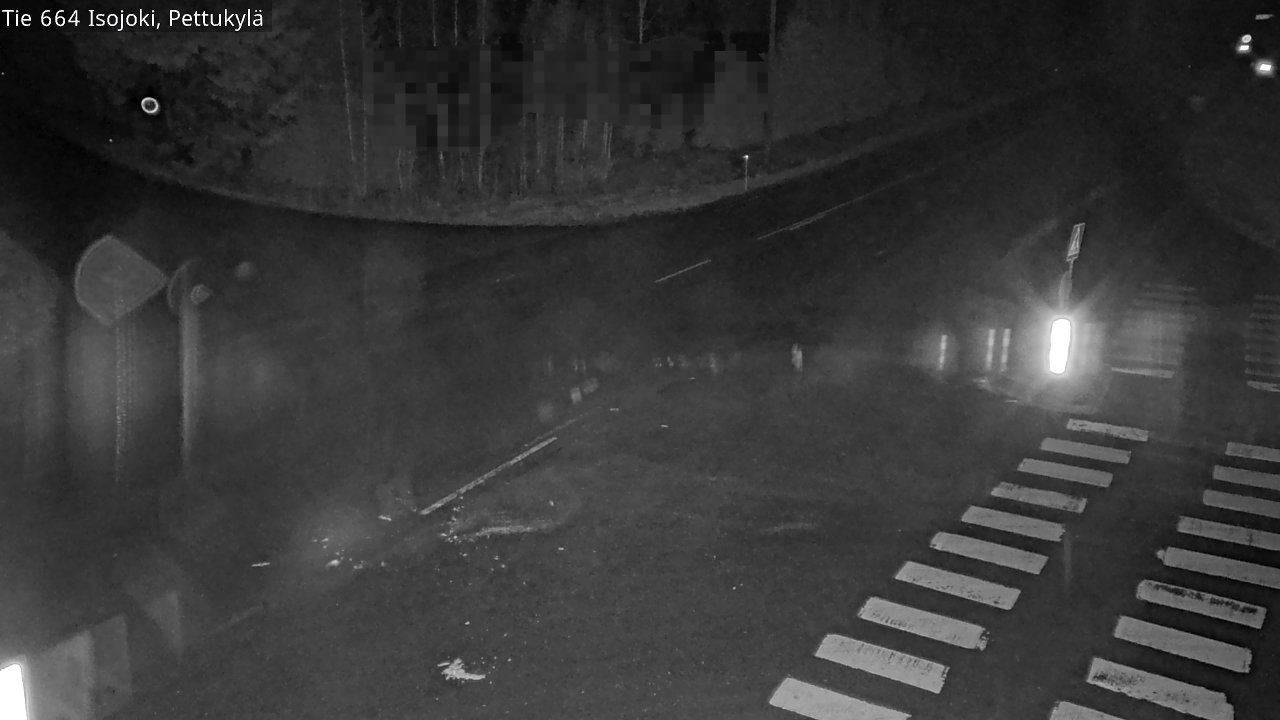 Weather Camera Image Road 664 Isojoki Pettukylä, Isojoki, Etelä-Pohjanmaa