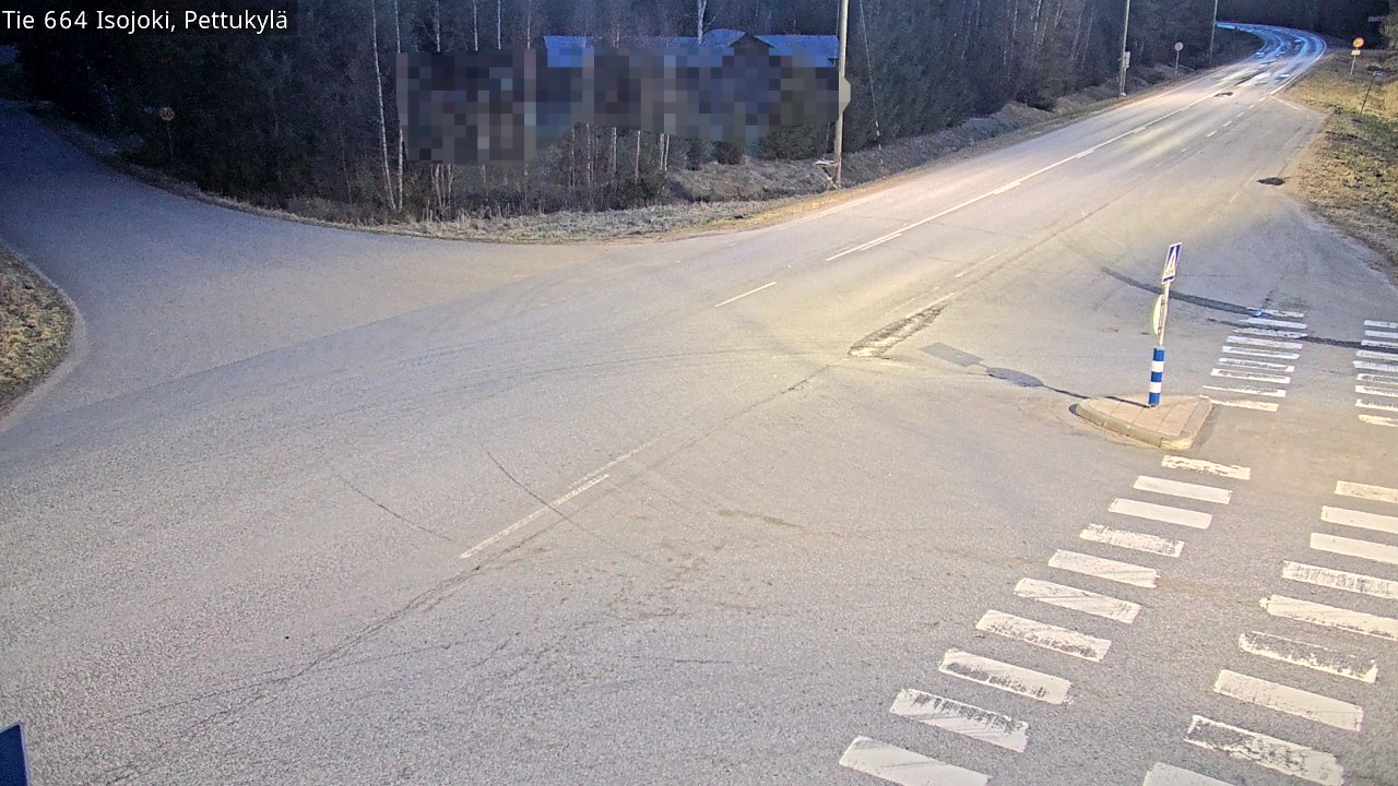 Weather Camera Image Väg 664 Storå Pettukylä, Isojoki, Etelä-Pohjanmaa