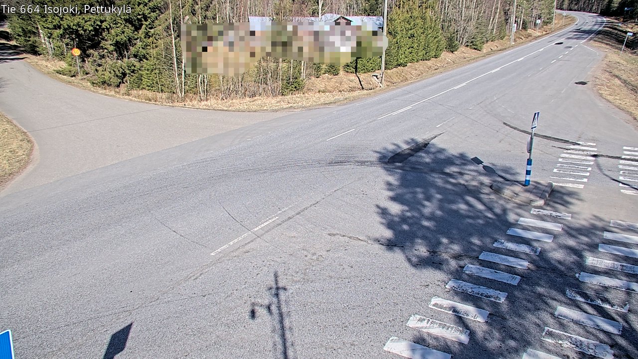 Weather Camera Image Väg 664 Storå Pettukylä, Isojoki, Etelä-Pohjanmaa