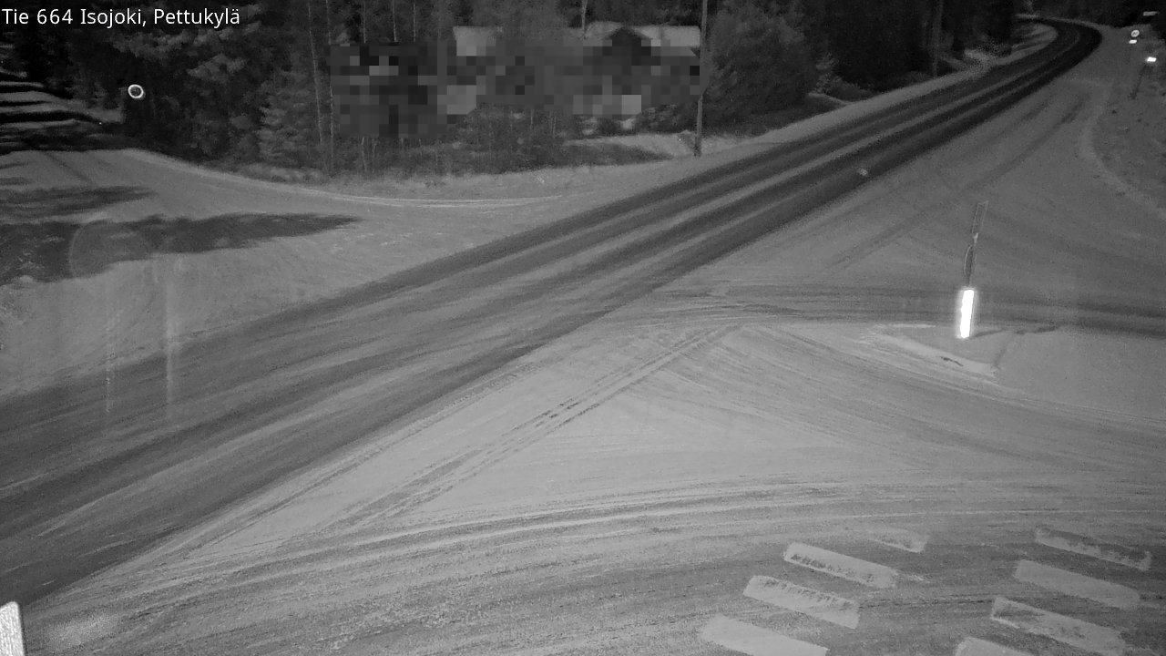 Weather Camera Image Road 664 Isojoki Pettukylä, Isojoki, Etelä-Pohjanmaa
