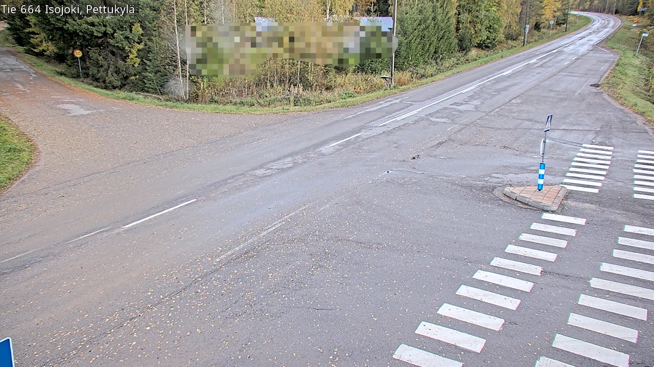 Weather Camera Image Road 664 Isojoki Pettukylä, Isojoki, Etelä-Pohjanmaa
