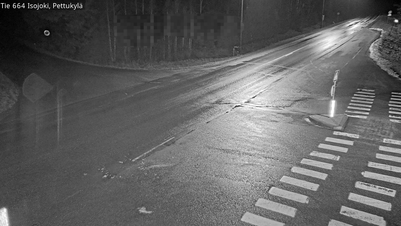 Weather Camera Image Road 664 Isojoki Pettukylä, Isojoki, Etelä-Pohjanmaa