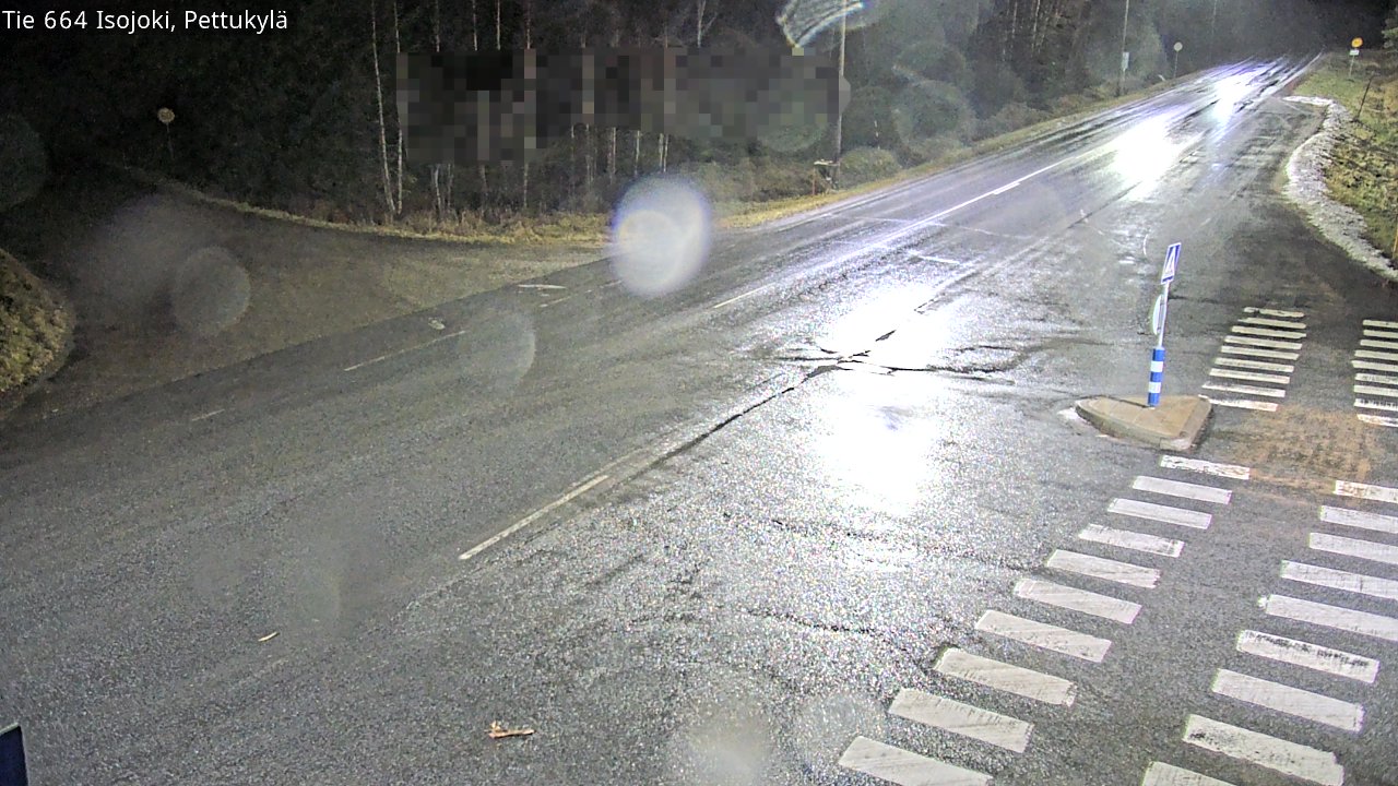 Weather Camera Image Road 664 Isojoki Pettukylä, Isojoki, Etelä-Pohjanmaa