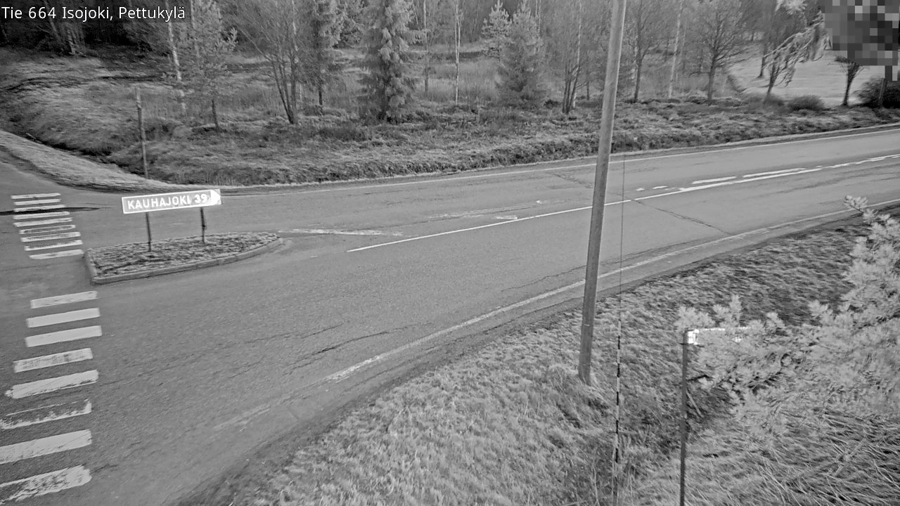 Weather Camera Image Väg 664 Storå Pettukylä, Isojoki, Etelä-Pohjanmaa