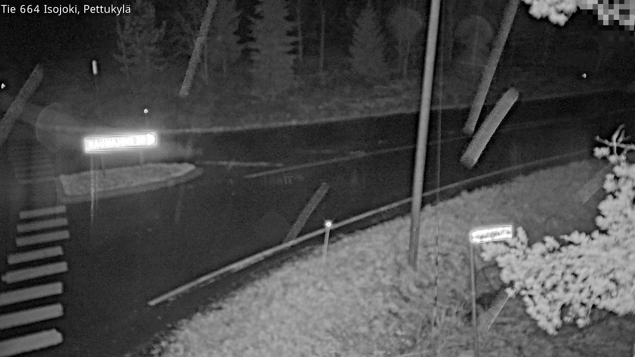 Weather Camera Image Väg 664 Storå Pettukylä, Isojoki, Etelä-Pohjanmaa