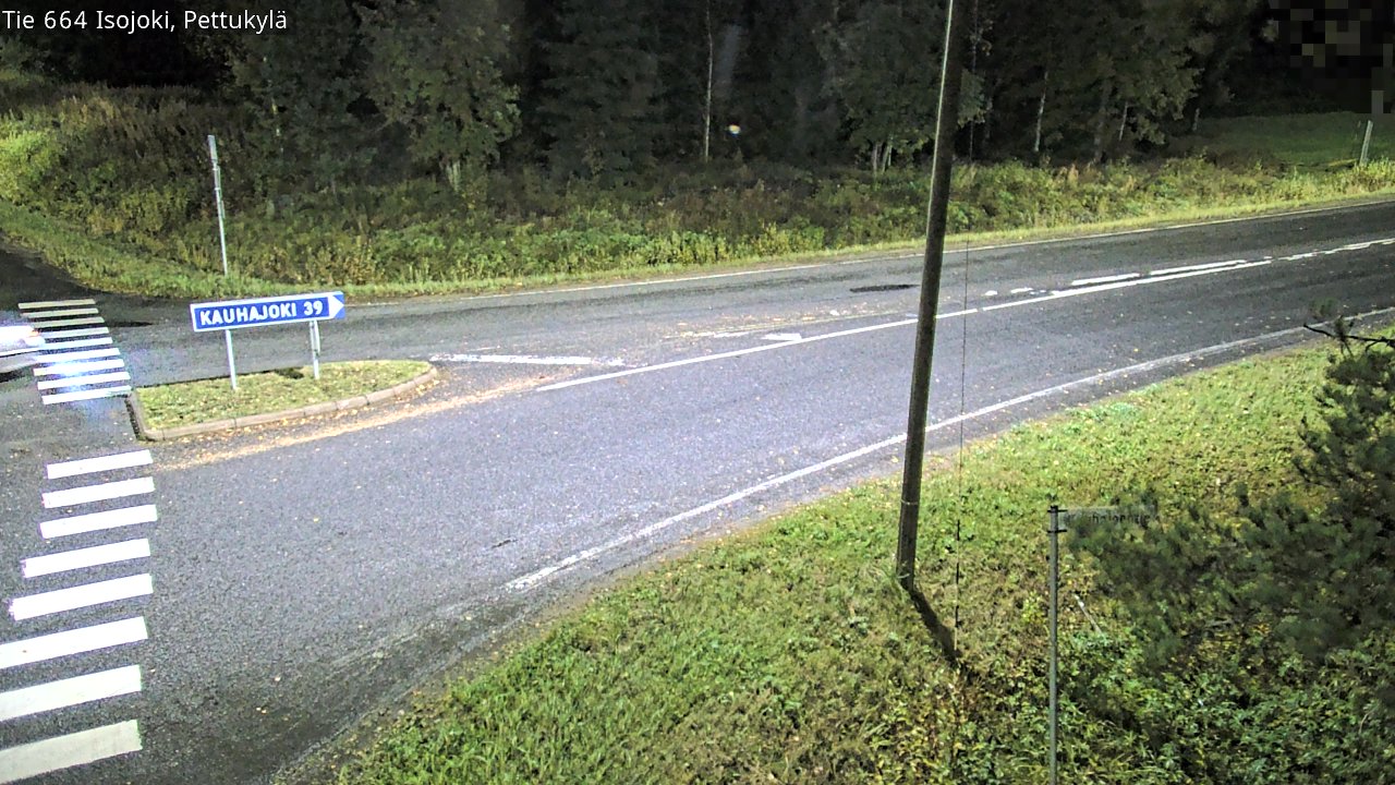 Weather Camera Image Road 664 Isojoki Pettukylä, Isojoki, Etelä-Pohjanmaa
