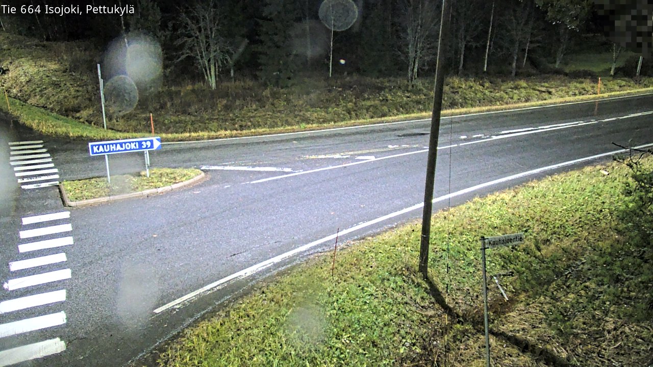 Weather Camera Image Väg 664 Storå Pettukylä, Isojoki, Etelä-Pohjanmaa