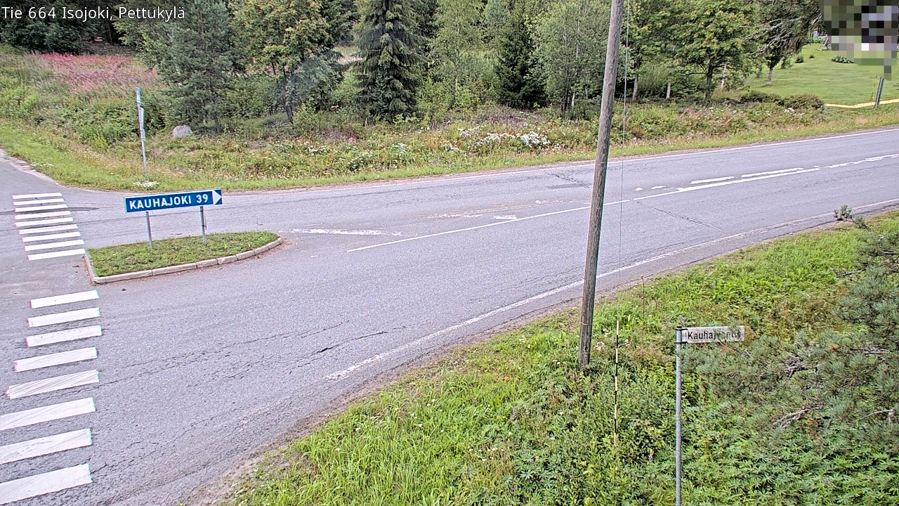 Weather Camera Image Road 664 Isojoki Pettukylä, Isojoki, Etelä-Pohjanmaa