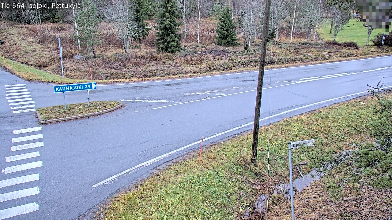 Weather Camera Image Väg 664 Storå Pettukylä, Isojoki, Etelä-Pohjanmaa