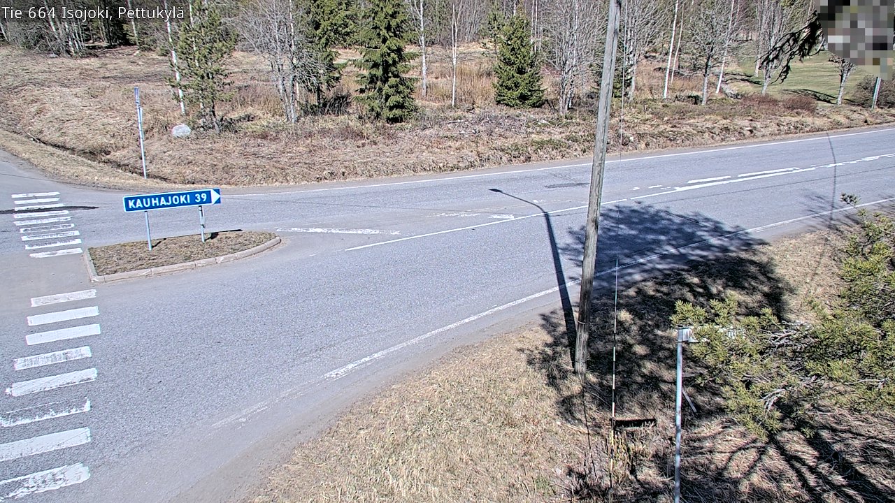 Weather Camera Image Väg 664 Storå Pettukylä, Isojoki, Etelä-Pohjanmaa