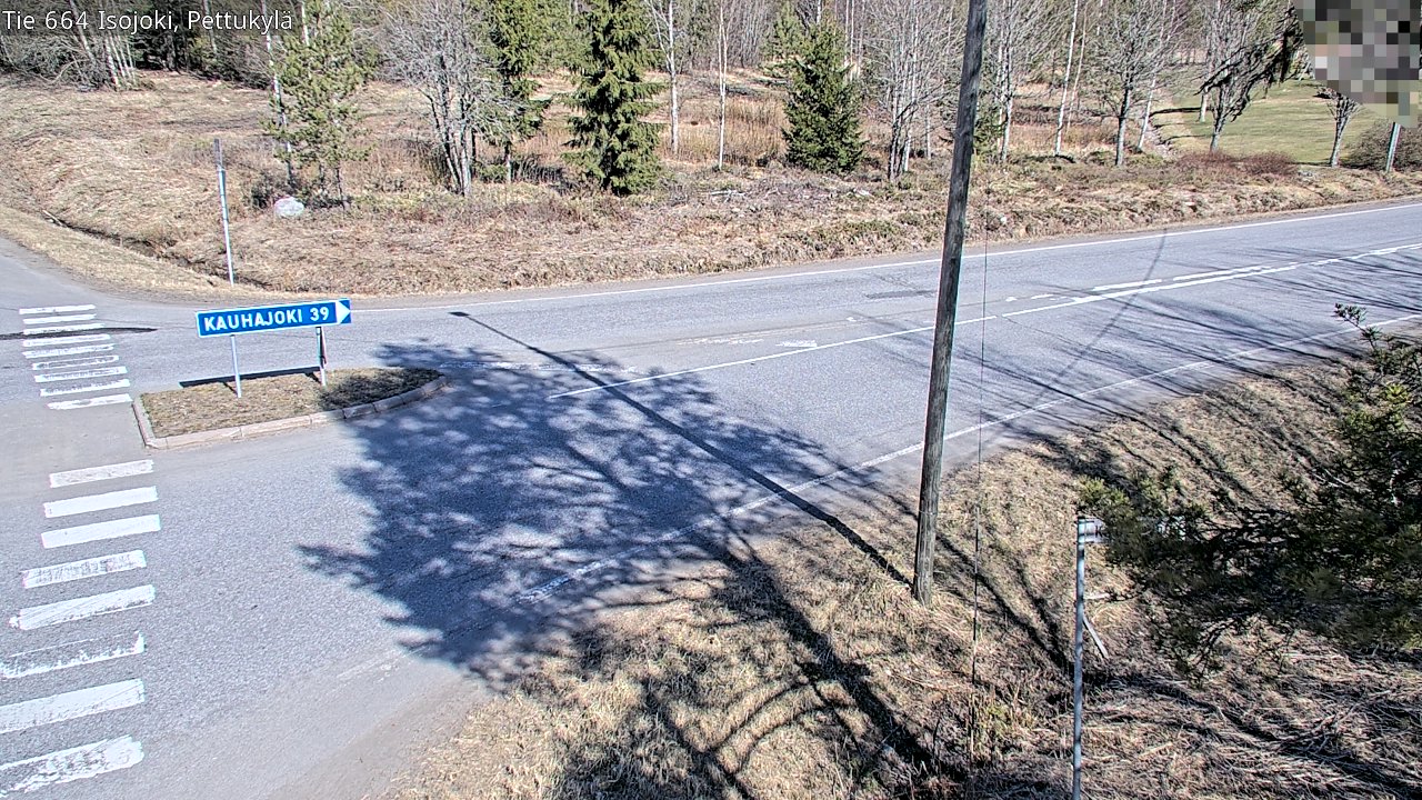 Weather Camera Image Väg 664 Storå Pettukylä, Isojoki, Etelä-Pohjanmaa