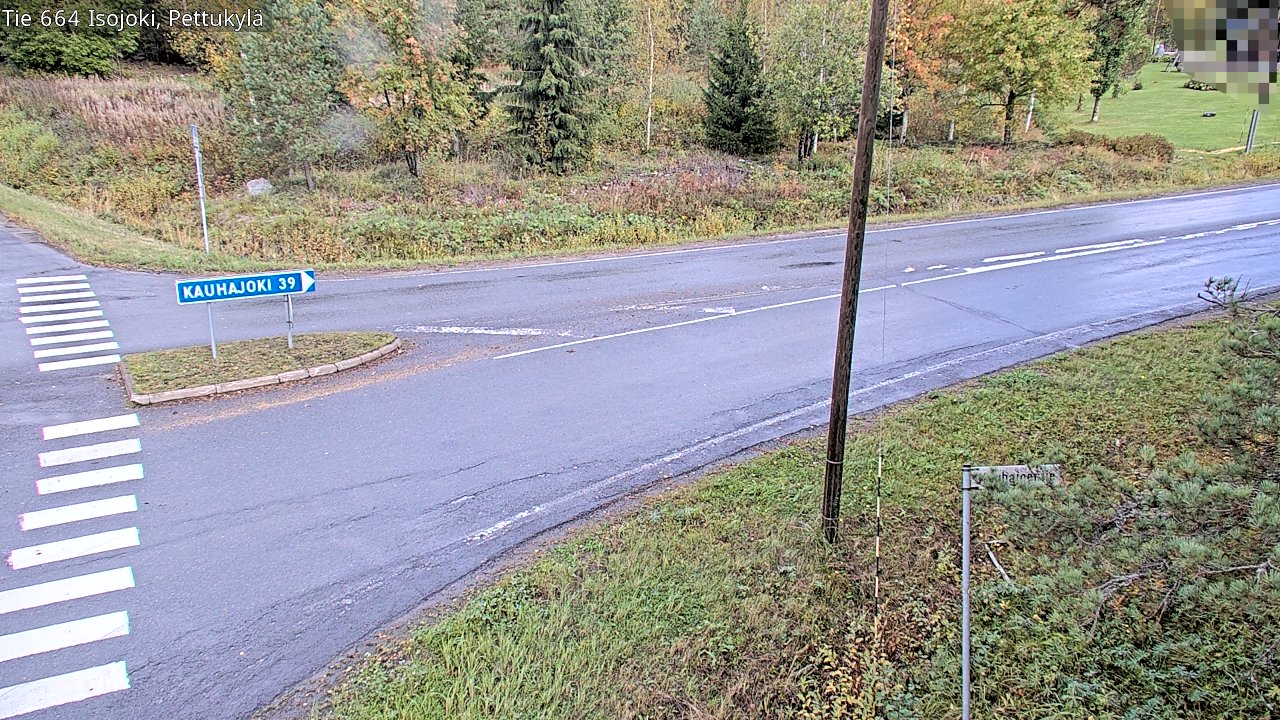 Weather Camera Image Road 664 Isojoki Pettukylä, Isojoki, Etelä-Pohjanmaa