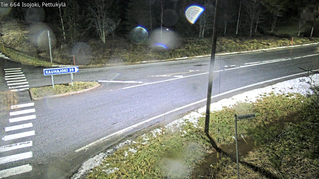 Weather Camera Image Road 664 Isojoki Pettukylä, Isojoki, Etelä-Pohjanmaa