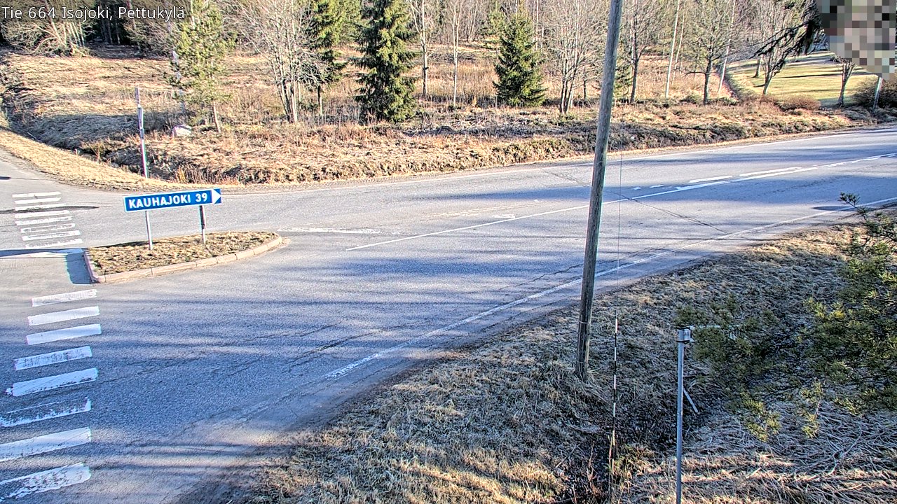 Weather Camera Image Väg 664 Storå Pettukylä, Isojoki, Etelä-Pohjanmaa