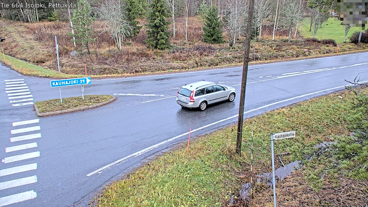 Weather Camera Image Väg 664 Storå Pettukylä, Isojoki, Etelä-Pohjanmaa