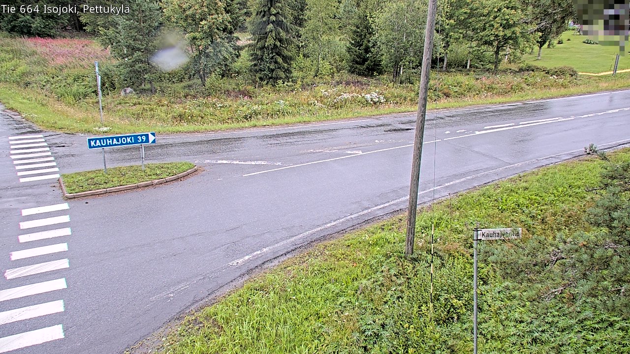 Weather Camera Image Road 664 Isojoki Pettukylä, Isojoki, Etelä-Pohjanmaa