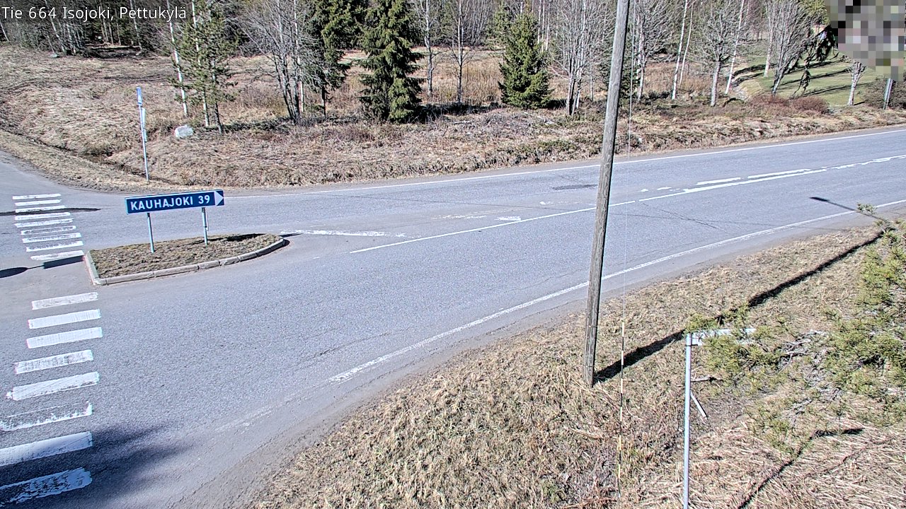 Weather Camera Image Väg 664 Storå Pettukylä, Isojoki, Etelä-Pohjanmaa
