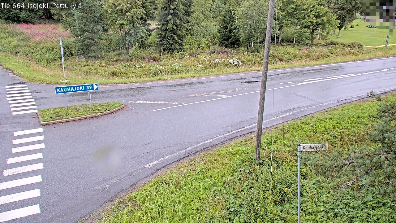 Weather Camera Image Väg 664 Storå Pettukylä, Isojoki, Etelä-Pohjanmaa