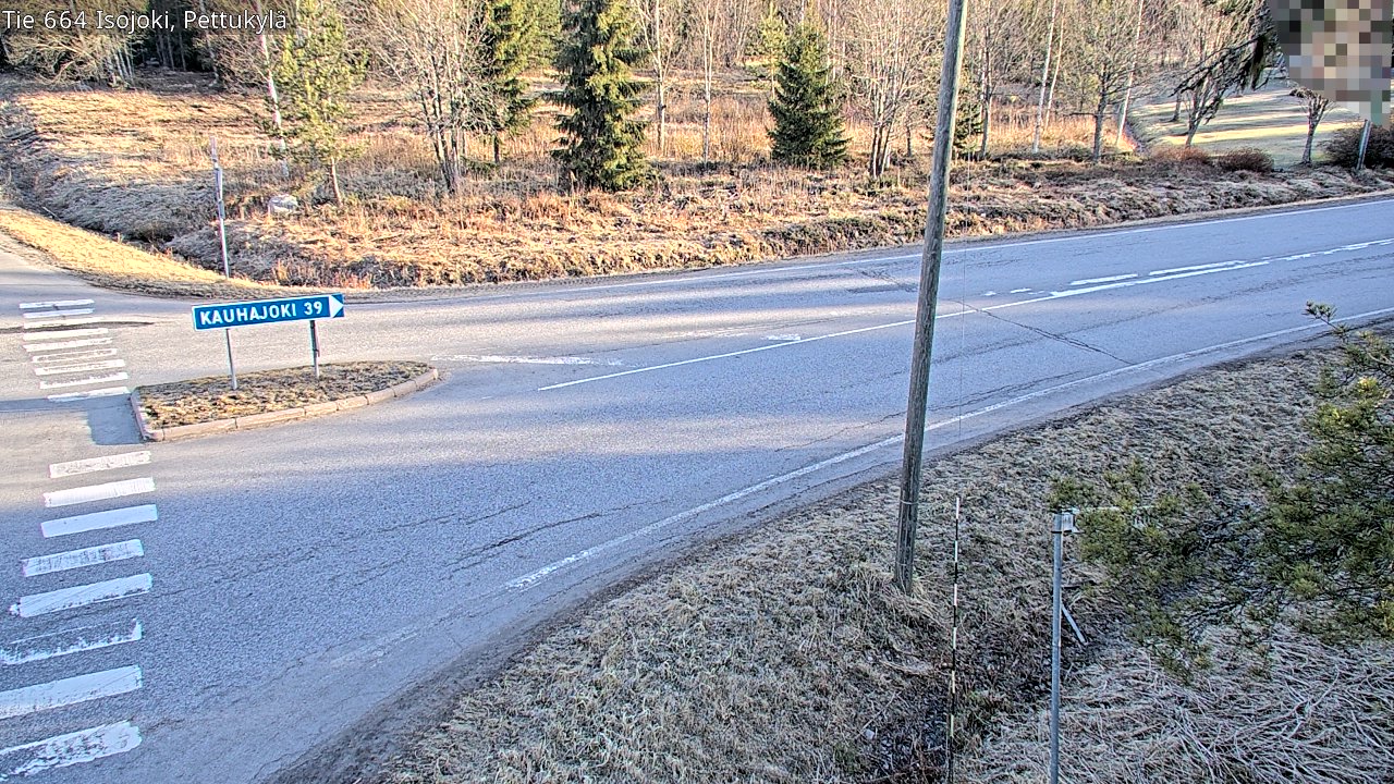 Weather Camera Image Väg 664 Storå Pettukylä, Isojoki, Etelä-Pohjanmaa