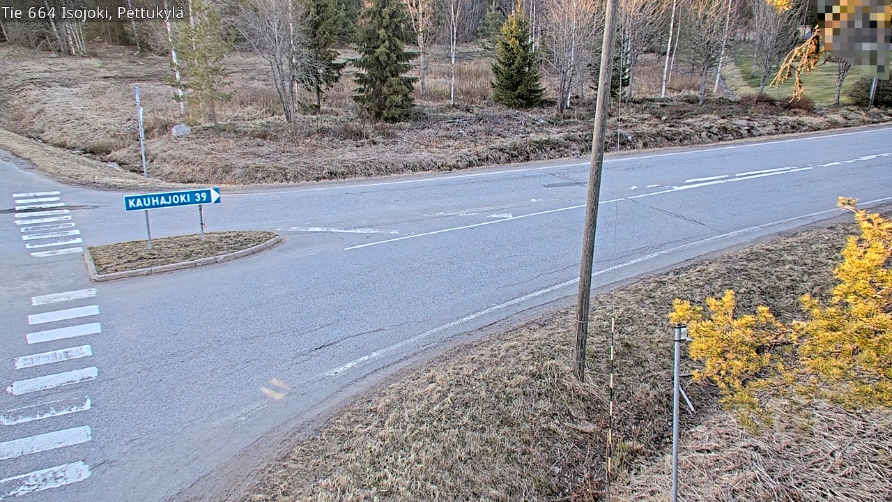 Weather Camera Image Väg 664 Storå Pettukylä, Isojoki, Etelä-Pohjanmaa