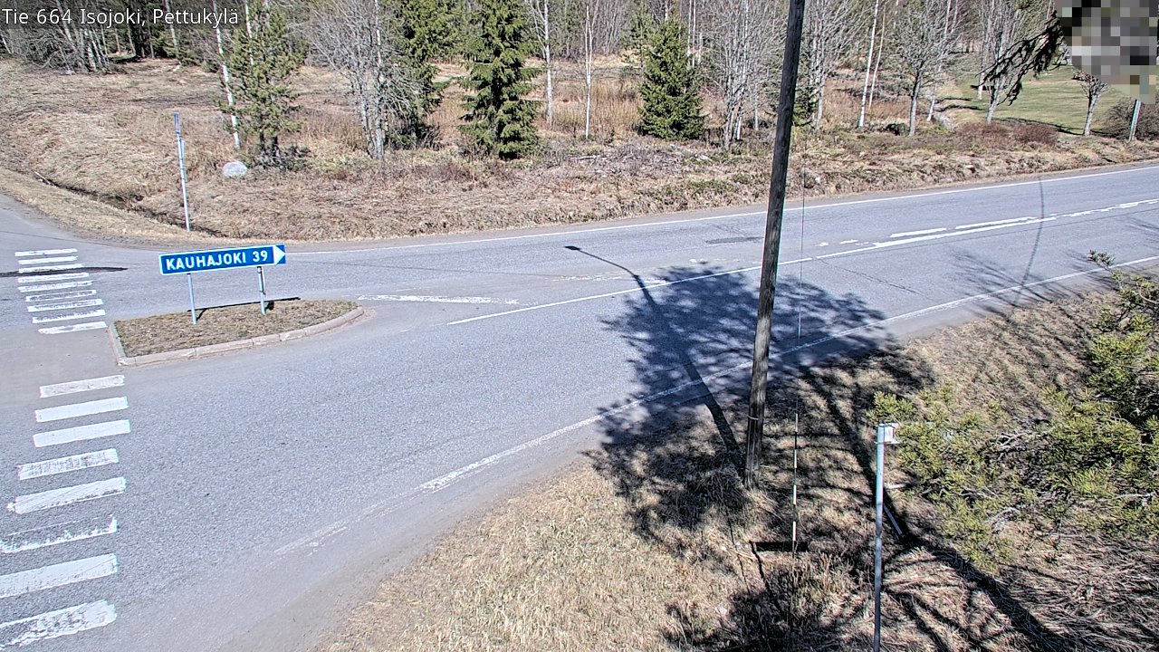 Weather Camera Image Väg 664 Storå Pettukylä, Isojoki, Etelä-Pohjanmaa
