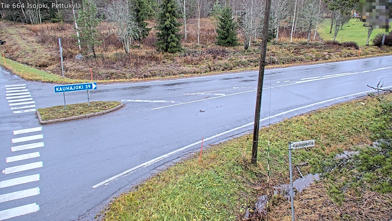 Weather Camera Image Väg 664 Storå Pettukylä, Isojoki, Etelä-Pohjanmaa