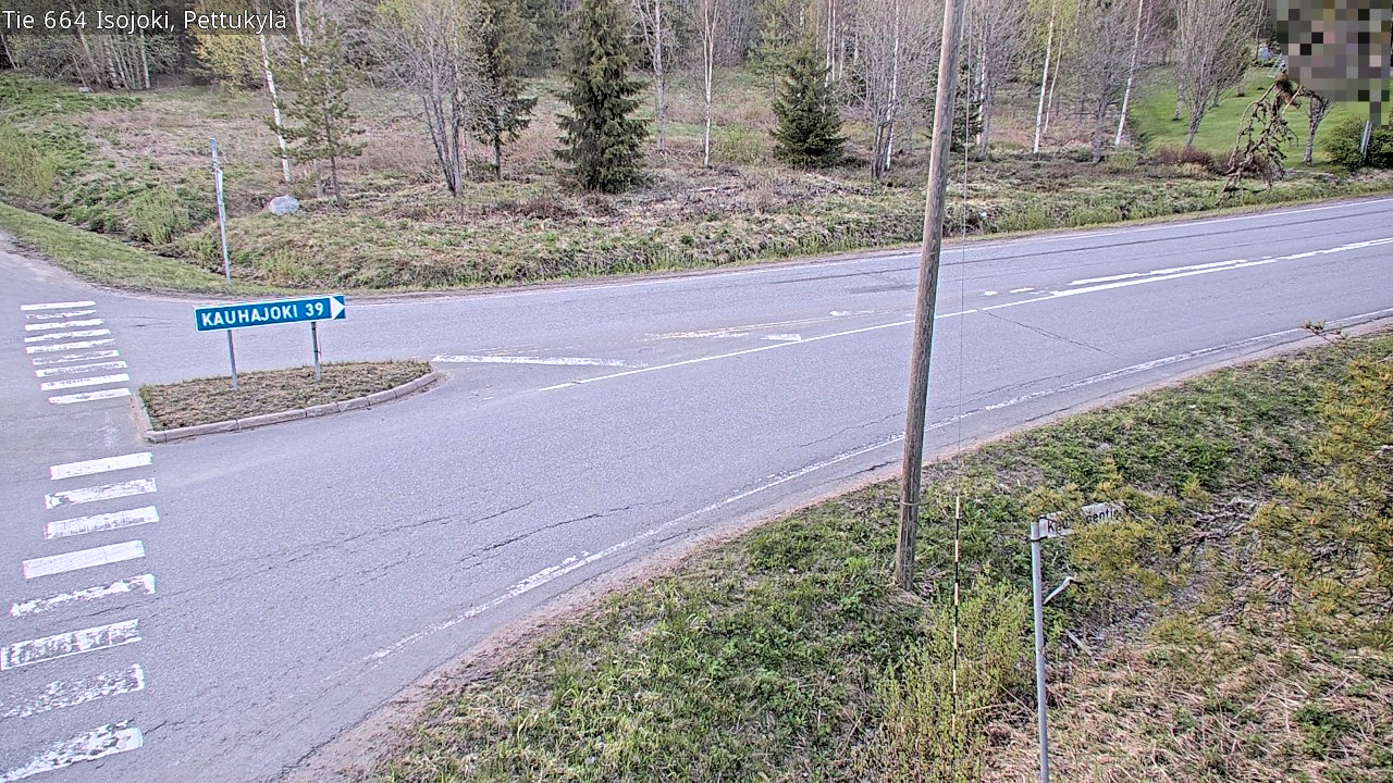Weather Camera Image Väg 664 Storå Pettukylä, Isojoki, Etelä-Pohjanmaa