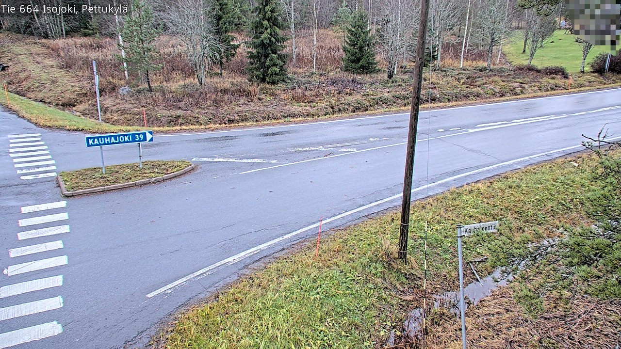 Weather Camera Image Väg 664 Storå Pettukylä, Isojoki, Etelä-Pohjanmaa