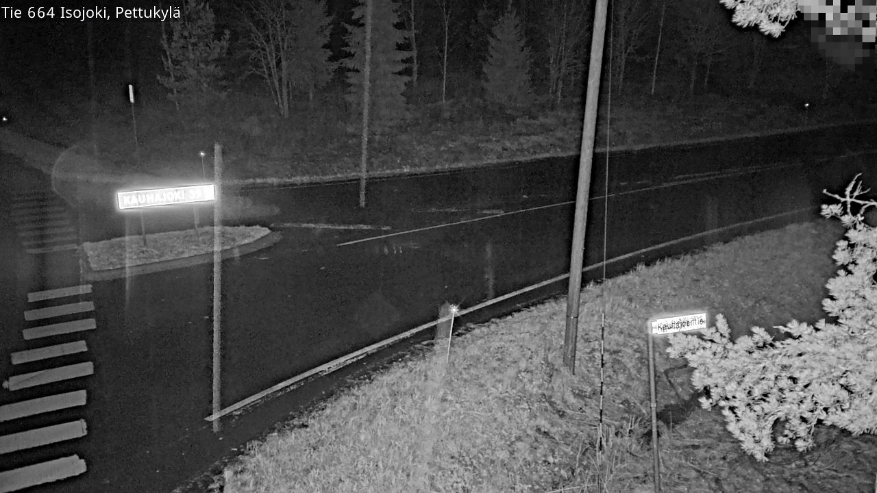 Weather Camera Image Väg 664 Storå Pettukylä, Isojoki, Etelä-Pohjanmaa