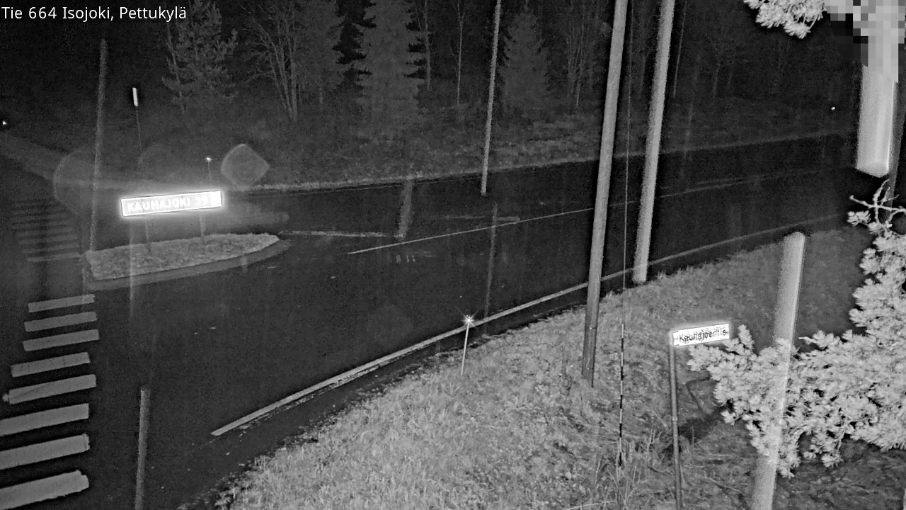 Weather Camera Image Väg 664 Storå Pettukylä, Isojoki, Etelä-Pohjanmaa