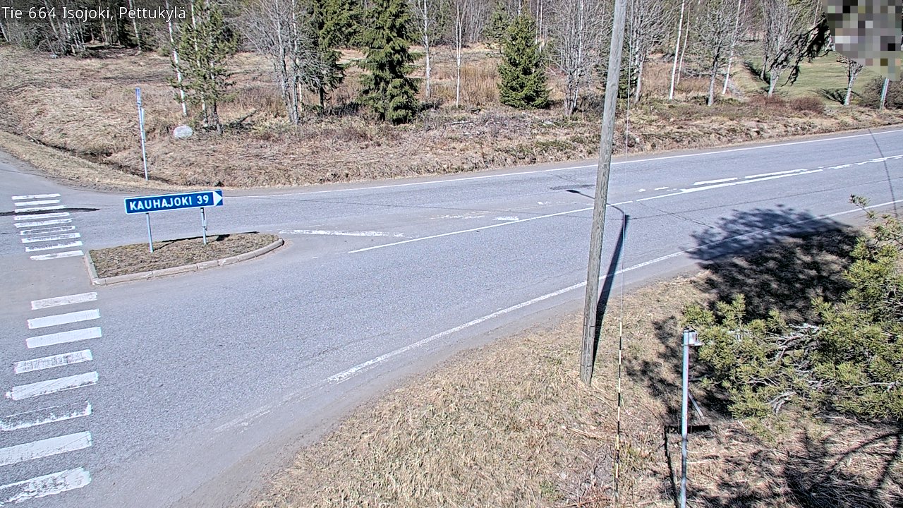 Weather Camera Image Väg 664 Storå Pettukylä, Isojoki, Etelä-Pohjanmaa
