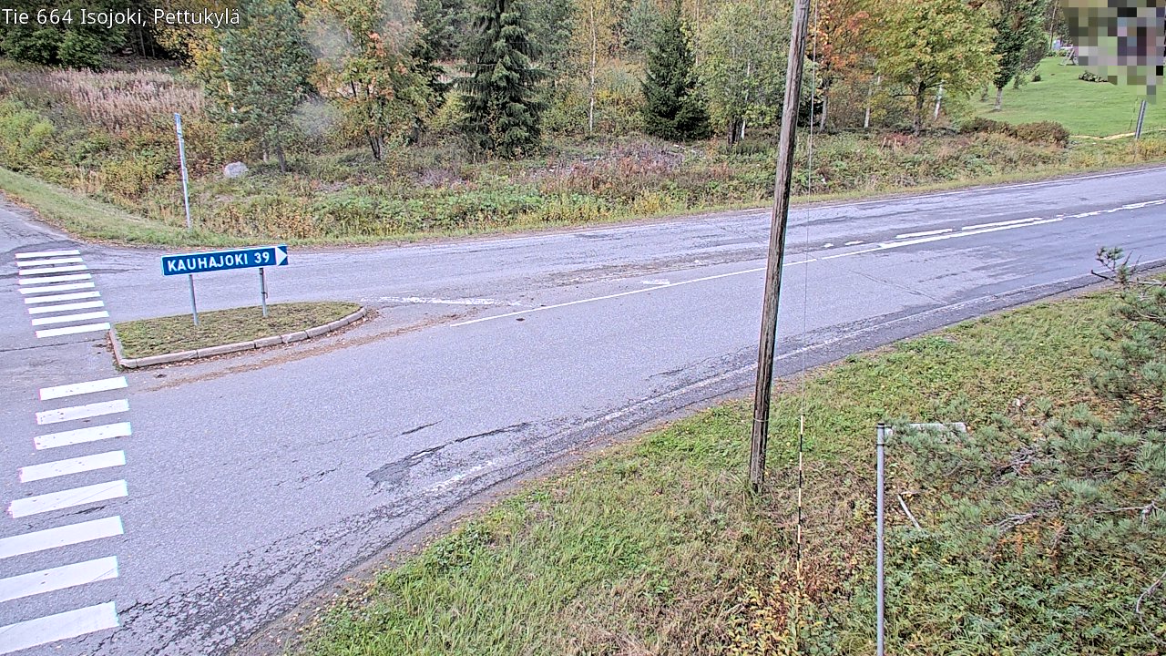 Weather Camera Image Road 664 Isojoki Pettukylä, Isojoki, Etelä-Pohjanmaa
