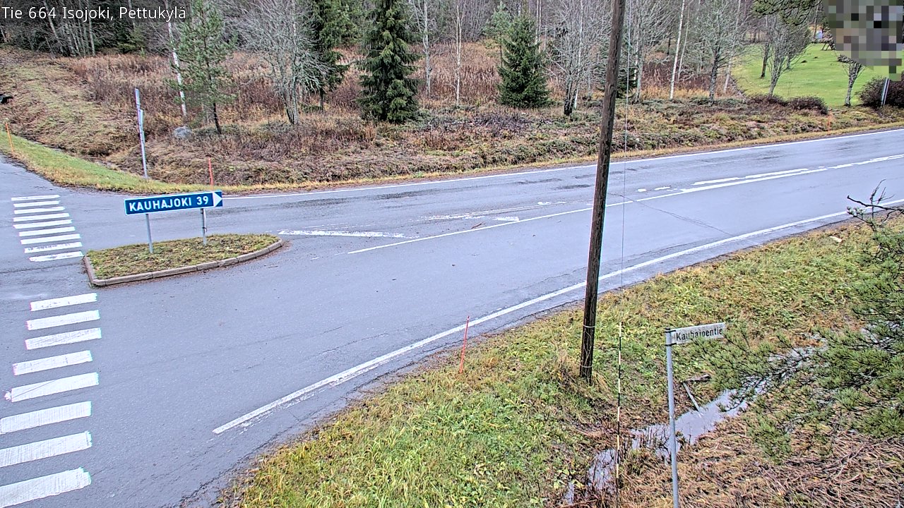 Weather Camera Image Väg 664 Storå Pettukylä, Isojoki, Etelä-Pohjanmaa