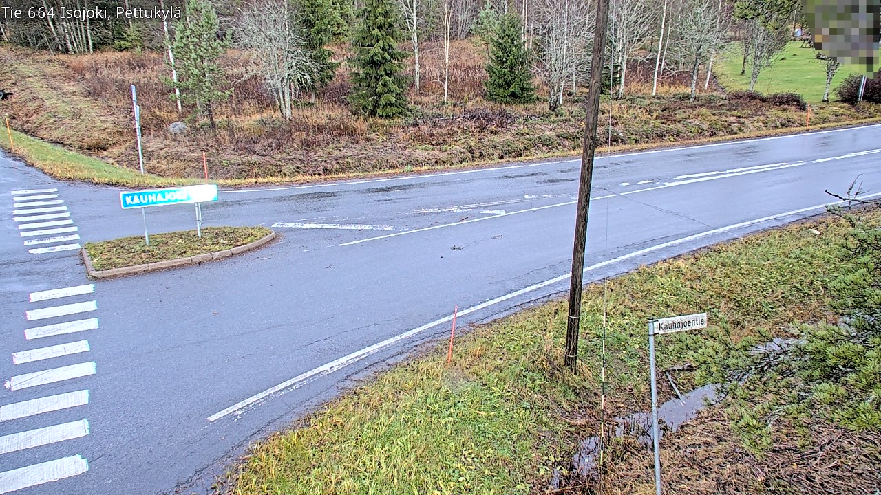 Weather Camera Image Väg 664 Storå Pettukylä, Isojoki, Etelä-Pohjanmaa
