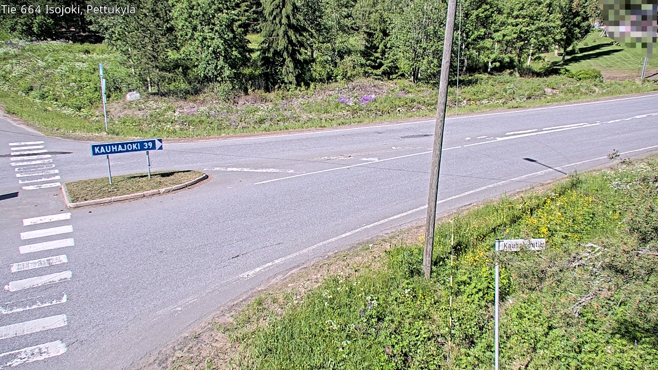 Weather Camera Image Väg 664 Storå Pettukylä, Isojoki, Etelä-Pohjanmaa
